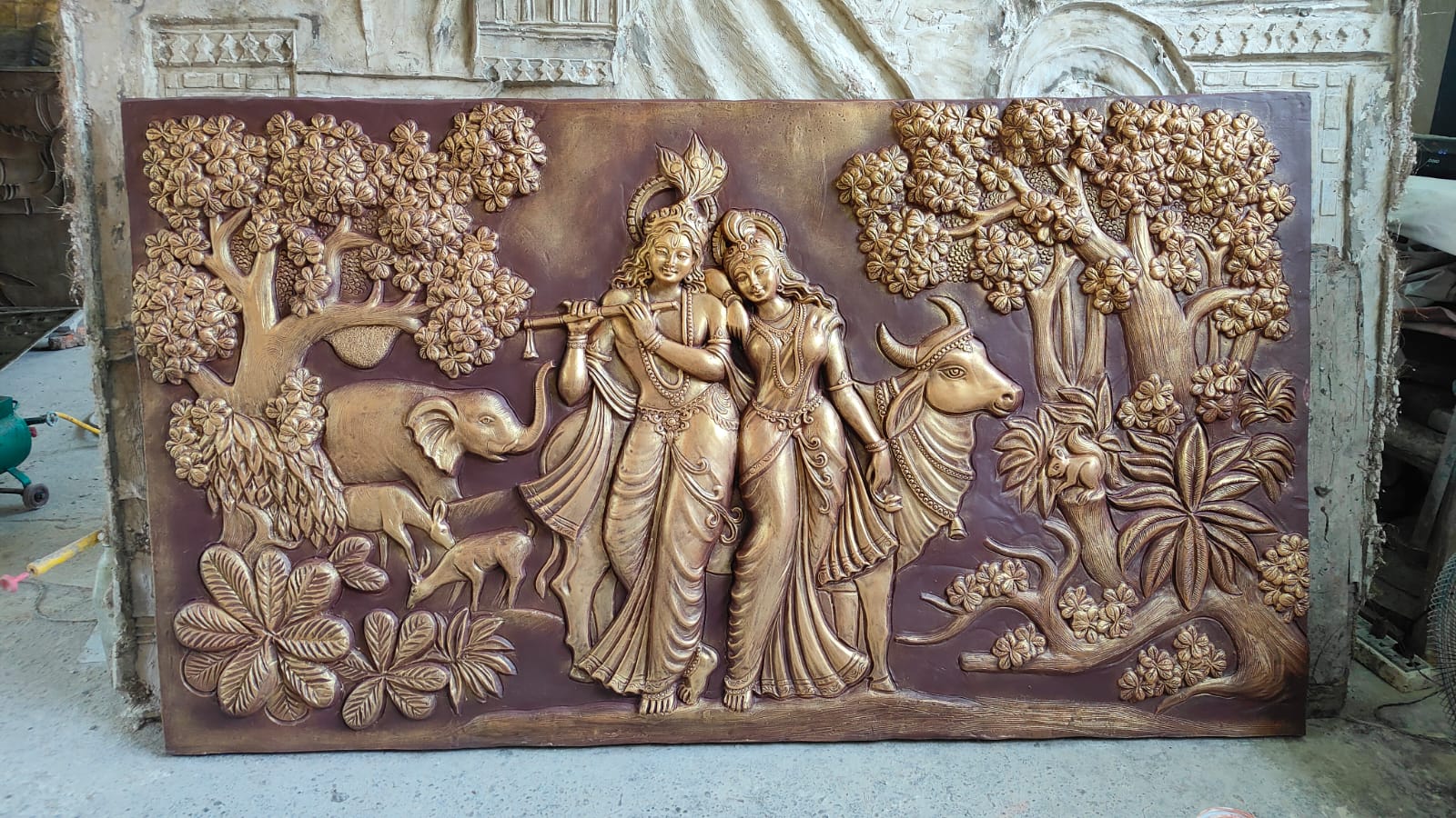 Radha Krishna wall Mural