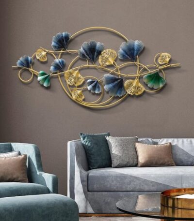 Gingko flowing Big metal decor