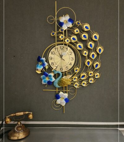 French peacock clock