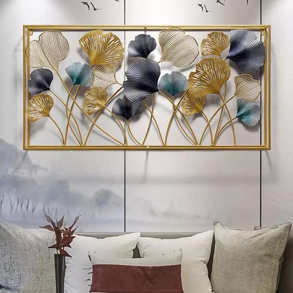metallic wall decor