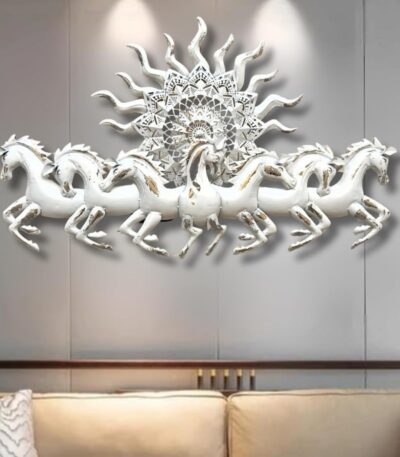 horses metal wall decor