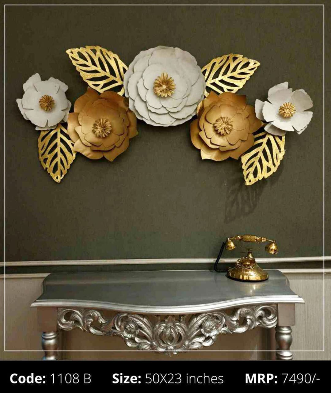 Floral hanging decoration