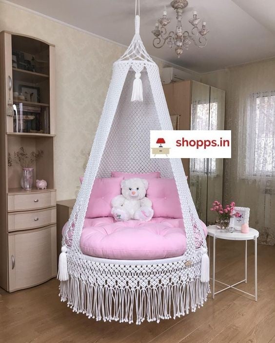 Premium white Macramé swing