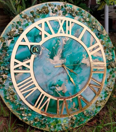 Premium marble clock