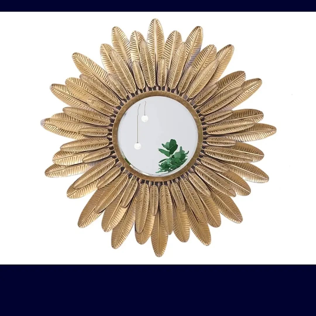 Golden quill Mirror