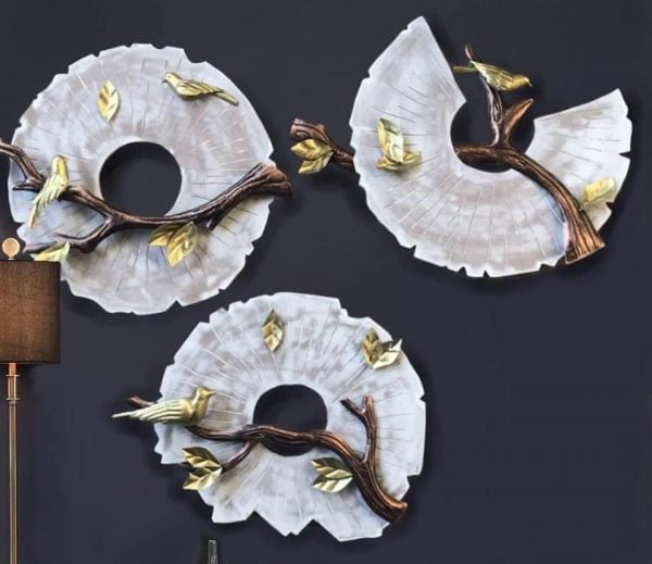 Metal Birds tree circle