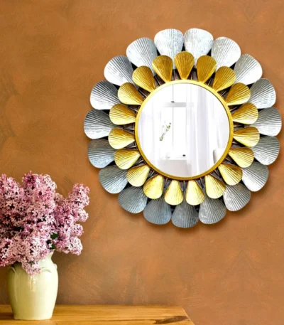 Flower Mirror metal