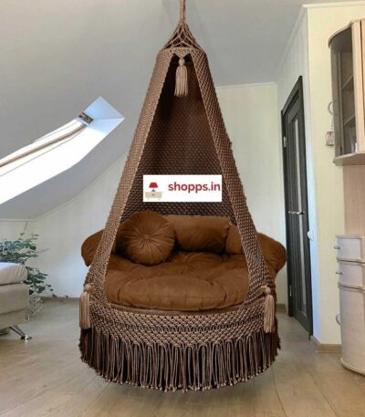 Brown Macramé hammock