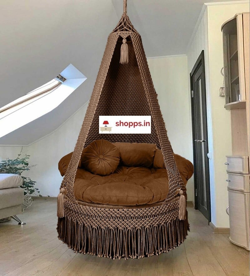 Brown Macramé hammock