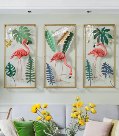 Metal decor three frame