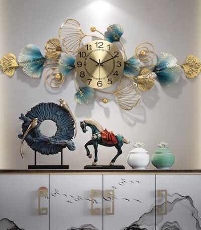 New Indian metal clock decor