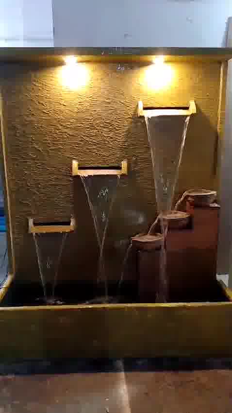 Water fountain wall