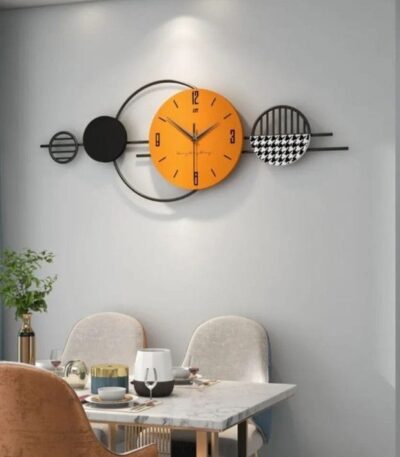 Metallic Wall decor Clock