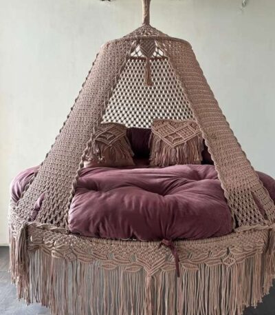 Macrame bed partial instalment