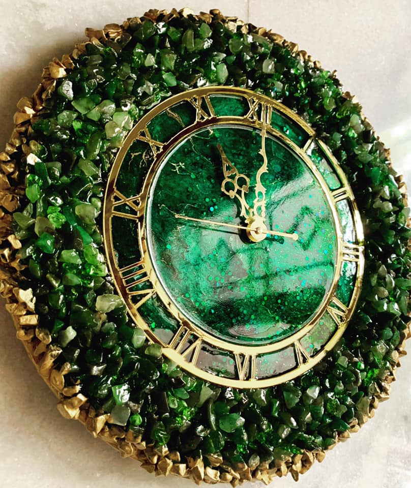 Marble Metal Décor clocks