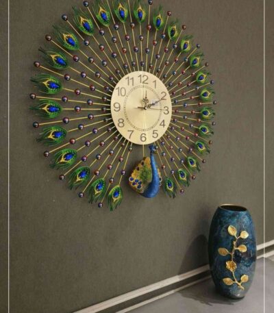 Premium Peacock clock