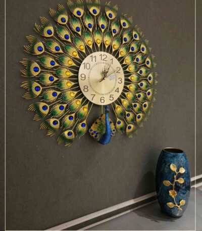 Imported Peacock clock